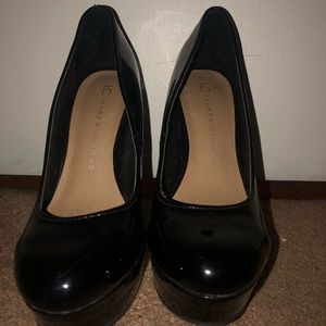 Simple black heels